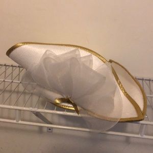 White and Gold Easter Hat